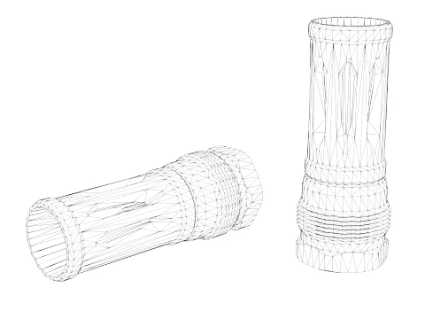 Rearden MFG R2C Flash Hider 3D Model