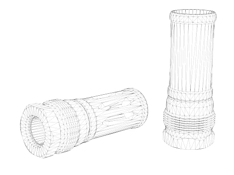 Rearden MFG R2C Flash Hider 3D Model