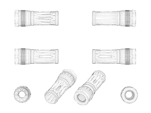 Rearden MFG R2C Flash Hider 3D Model