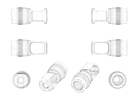 FPM M80 Muzzle Brake for 223 and 308 3D Model
