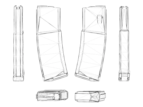 DD Magazine 32 RND FDE 3D Model