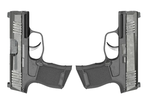Compact Tactical Pistol 3D Model