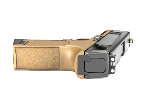 Compact Tactical Pistol FDE 3D Model