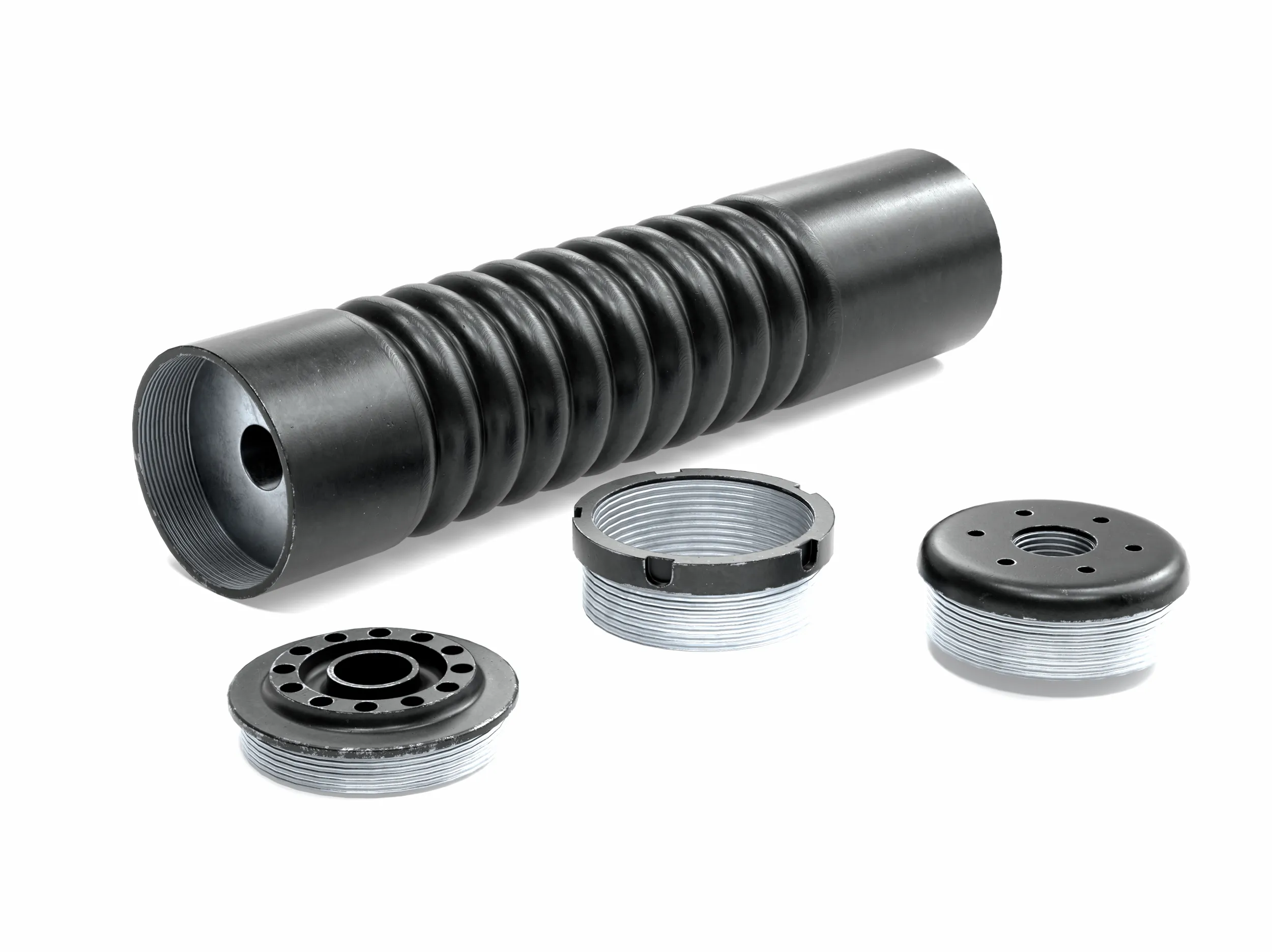 AB Raptor Suppressor with Bravo Hub Adapter 3D Model .c4d .max .obj .3ds .fbx .stl .blend 