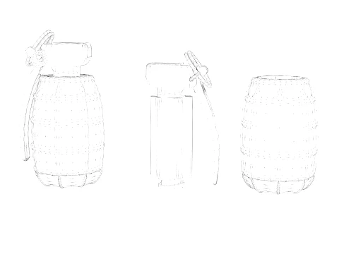 DM51 Hand Grenade 3D Model