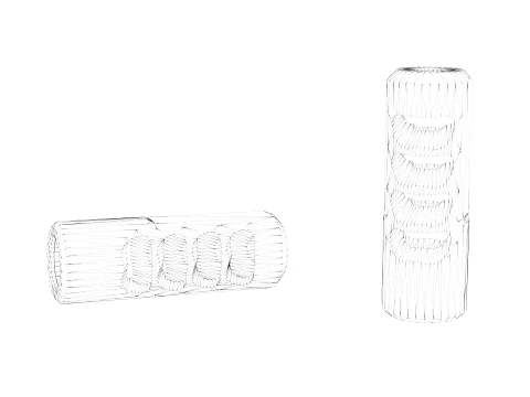 TI PRO 4 Muzzle Brake 3D Model