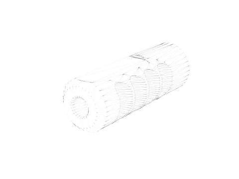 TI PRO 4 Muzzle Brake 3D Model