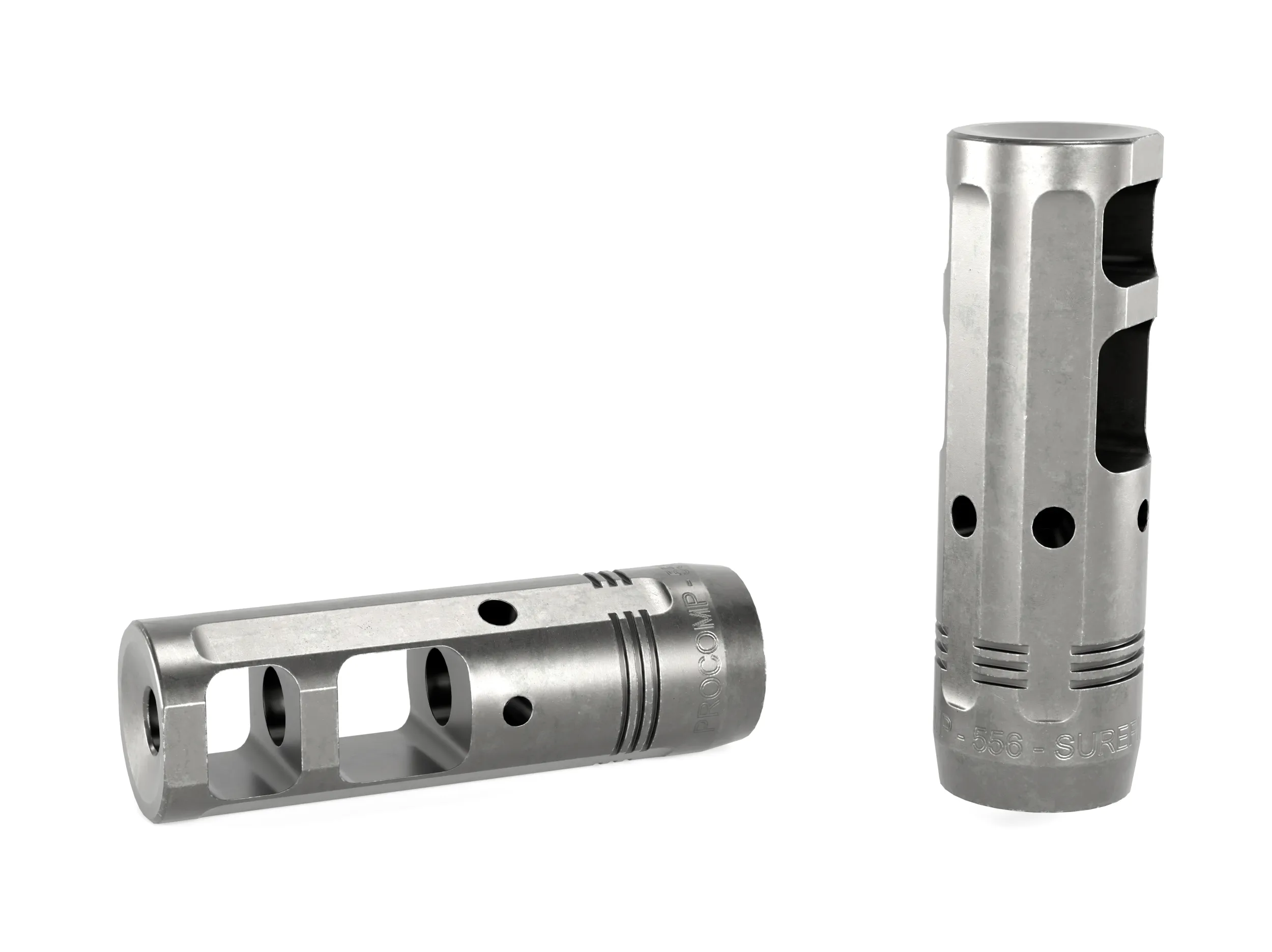 SUREFIRE PROCOMP Muzzle Brake 556 3D Model .c4d .max .obj .3ds .fbx .stl .blend 