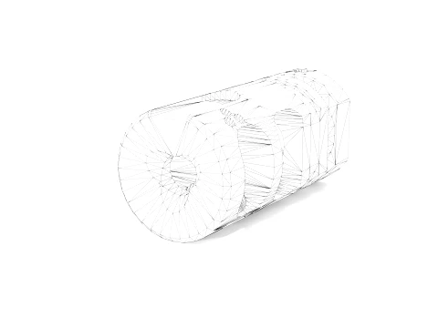 Aero Precision VG6 Gamma 556 Muzzle Brake 3D Model