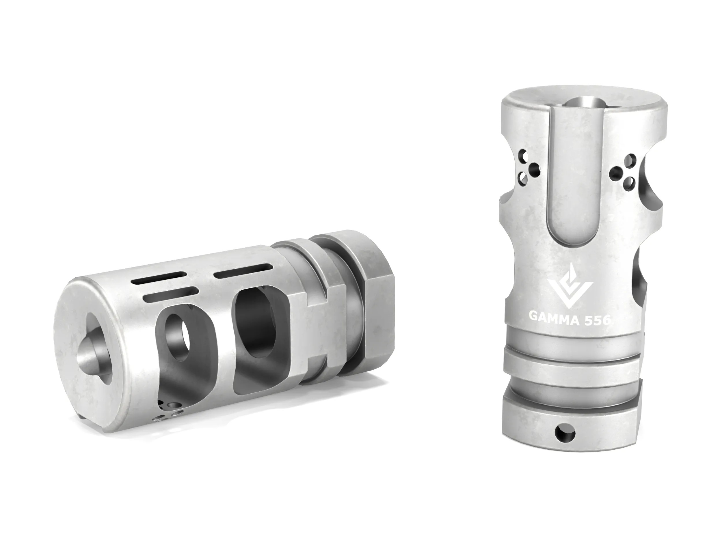 Aero Precision VG6 Gamma 556 Muzzle Brake 3D Model .c4d .max .obj .3ds .fbx .stl .blend 