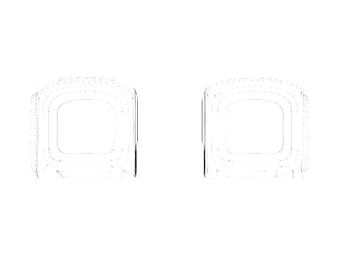 ACRO P-2 3 5 MOA - Red Dot Reflex Sight 3D Model