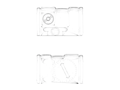 ACRO P-2 3 5 MOA - Red Dot Reflex Sight 3D Model