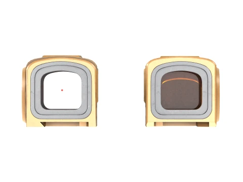 ACRO P-2 3 5 MOA - Red Dot Reflex Sight FDE 3D Model