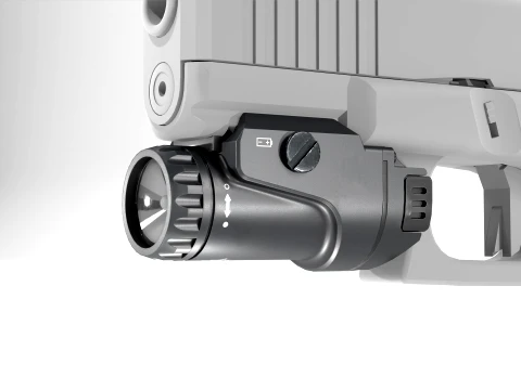 Compact Weapon Mounted Light 3D Model