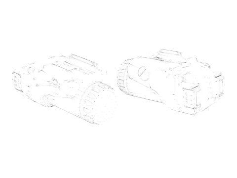 Compact Weapon Mounted Light 3D Model