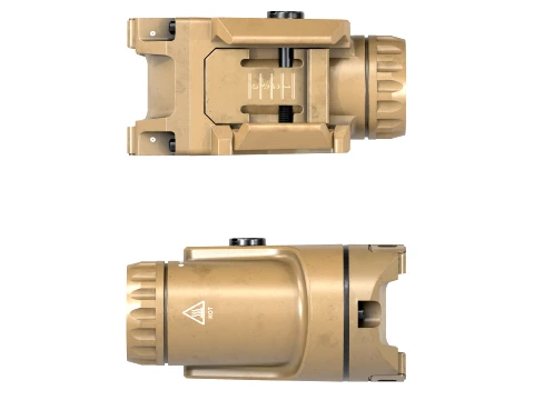 Compact Weapon Mounted Light FDE 3D Model