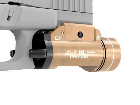 TLR-1 HL StreamLight Tactical Weapon Light FDE 3D Model