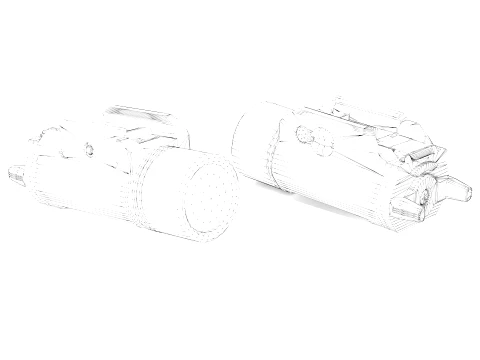 TLR-1 HL StreamLight Tactical Weapon Light FDE 3D Model