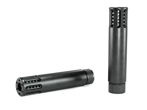 GunTec Muzzle Brake with Slip-Over Barrel Shroud 3D Modell