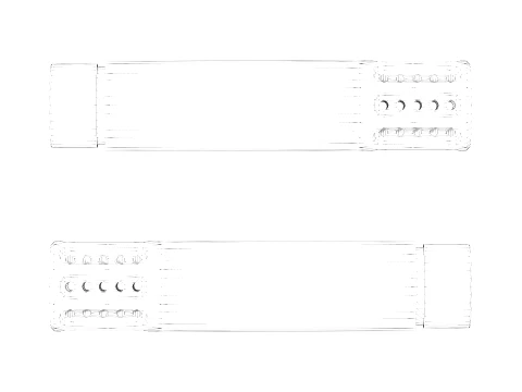 GunTec Muzzle Brake with Slip-Over Barrel Shroud 3D Model