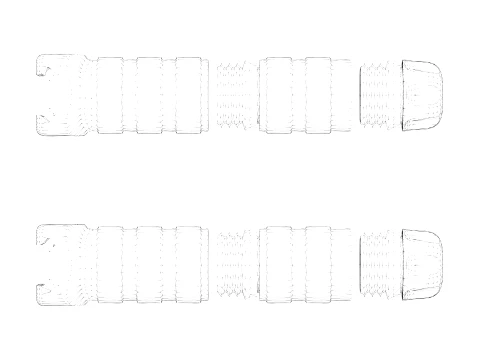 TROY Modular Combat Grip 3D Model