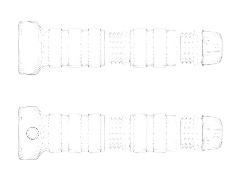 TROY Modular Combat Foregrip FDE 3D Model