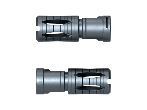 HK417 Flash Hider 3D Model
