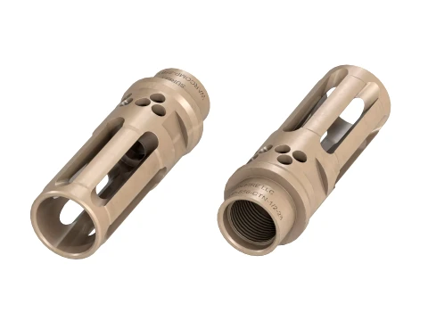 WARCOMP 556 CTN 1-2-28 Closed-Tine Flash Hider FDE 3D Model