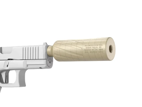 Banish 9k Suppressor FDE Modelo 3D