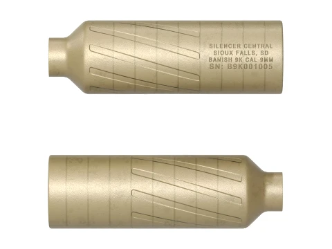 Banish 9k Suppressor FDE 3D Model