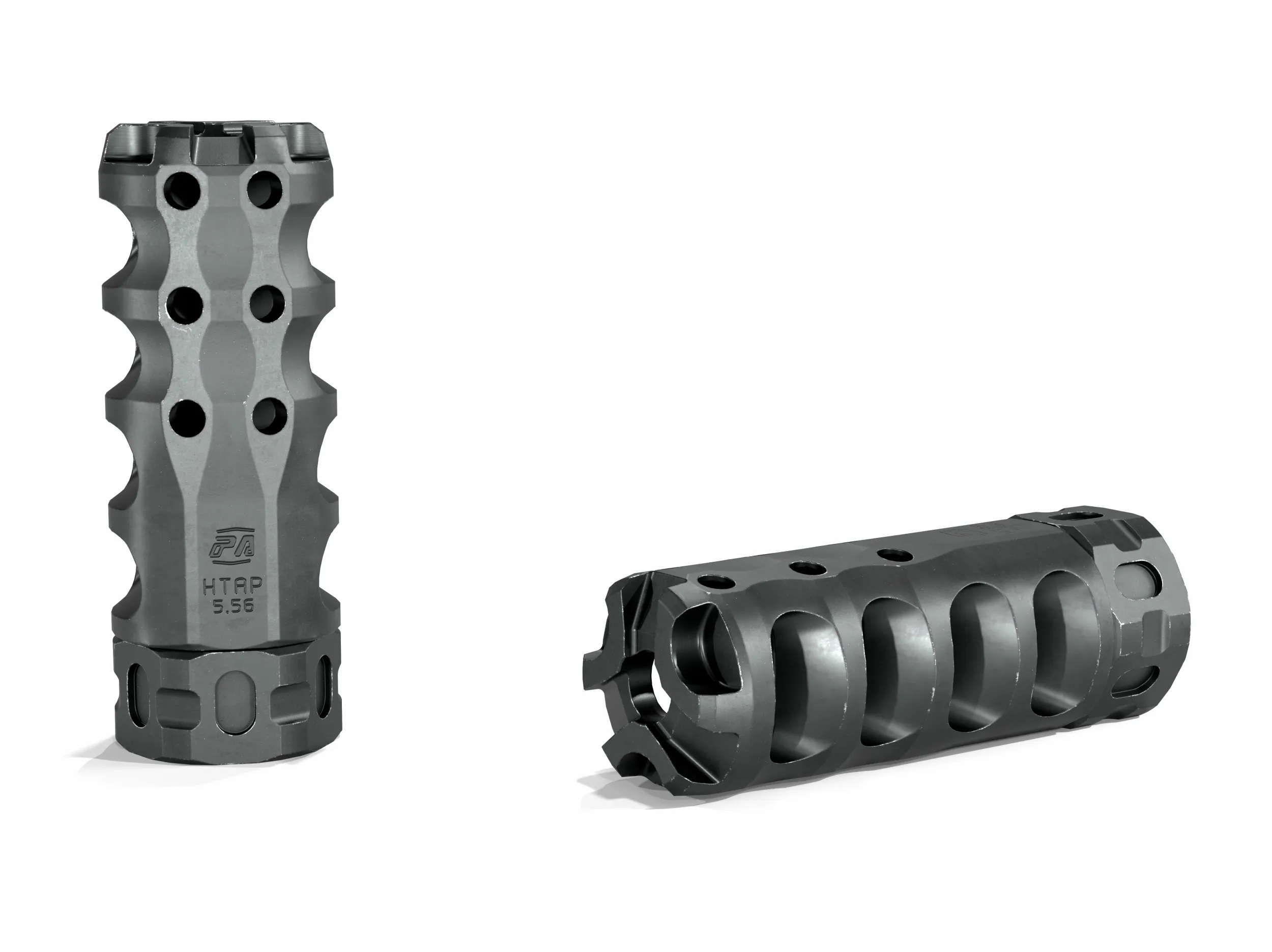 Precision Armament Hypertap Muzzle Brake 3D Model .c4d .max .obj .3ds .fbx .stl .blend