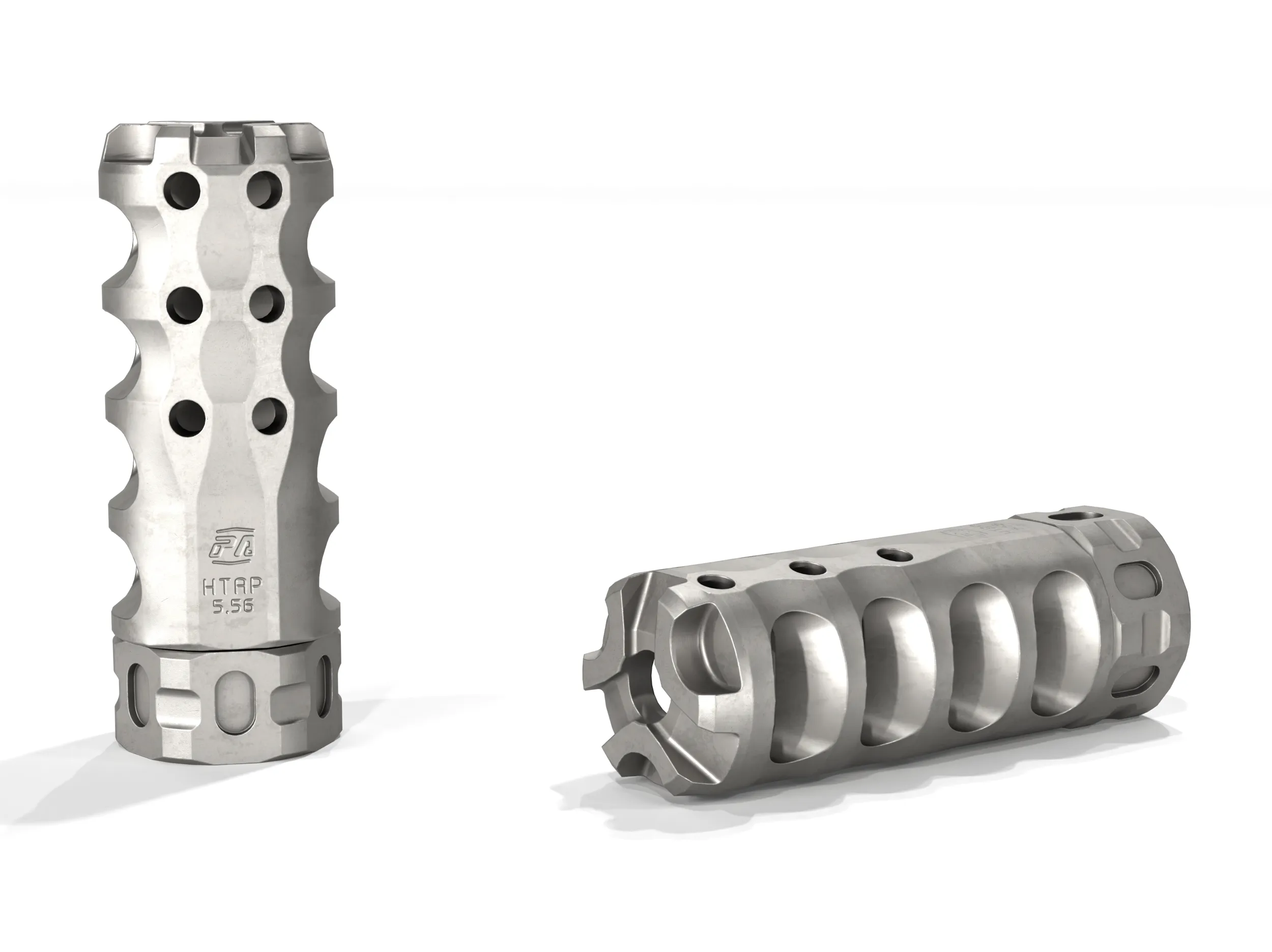 Precision Armament Hypertap Muzzle Brake 3D Model .c4d .max .obj .3ds .fbx .stl .blend