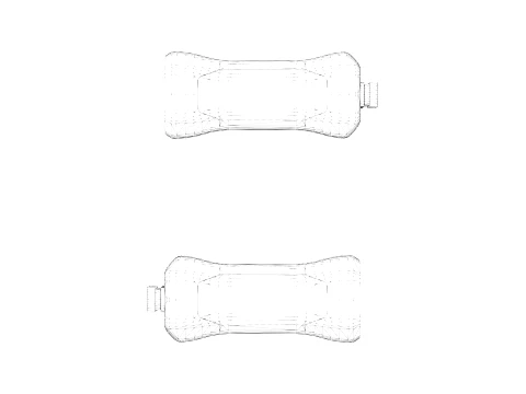 Unity Tactical Direct Attach VFG Vertical Foregrip M-LOK 3D Model