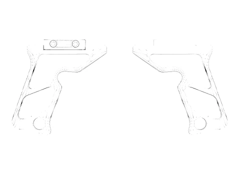 Fortis SHIFT Vertical Grip 3D Model