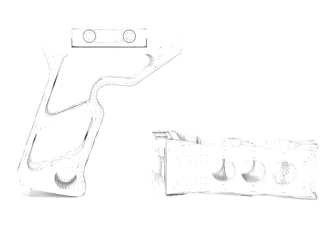 Fortis SHIFT Vertical Grip 3D Model