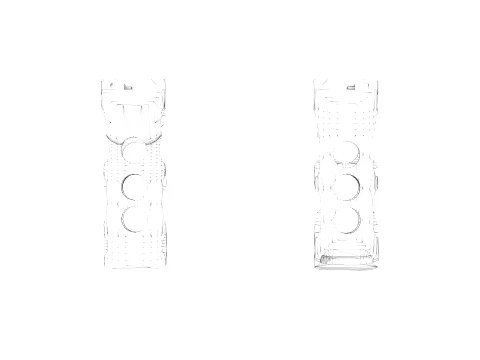 Fortis SHIFT Vertical Grip FDE 3D Model