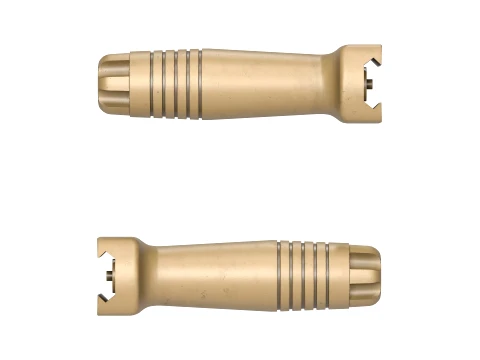 Lancer Tactical Nylon Polymer Picatinny Vertical Foregrip FDE 3D Model
