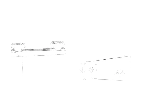 Pistol Grip Rail Attachment 3D Model