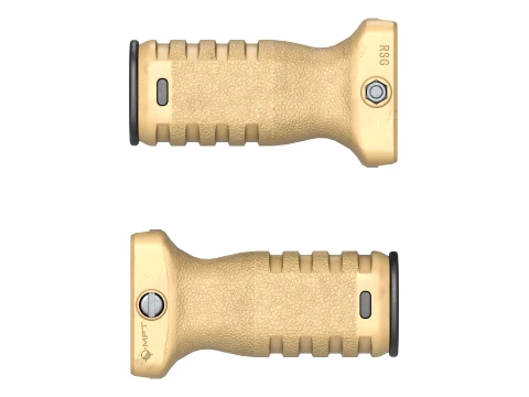 MFT React Short Vertical Grip Foregrip FDE 3D Model