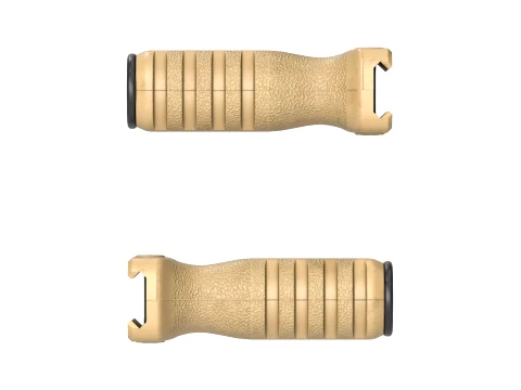 MFT React Short Vertical Grip Foregrip FDE 3D Model