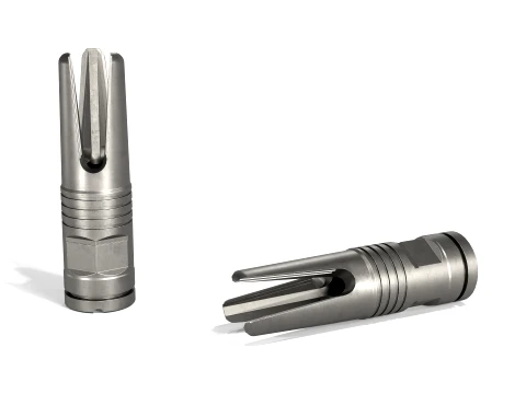 FN SCAR 17 3-Prong Flash Hider 3D Модель