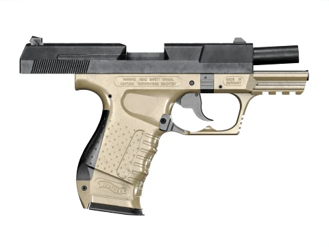 Walther P99 Pistol FDE 3D Model