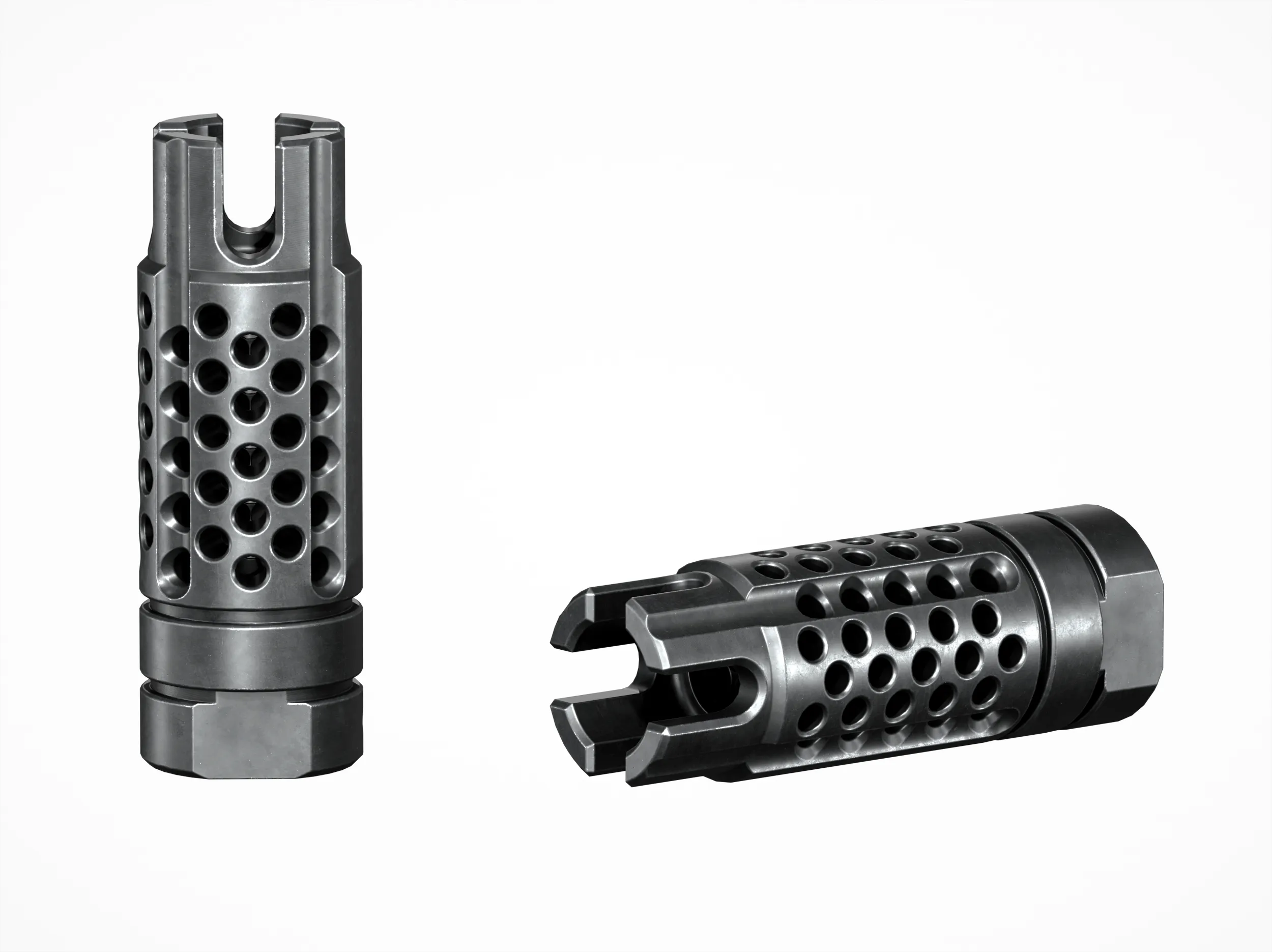 SLR Rifleworks Synergy 30 Cal Compensator 3D Model .c4d .max .obj .3ds .fbx .stl .blend 