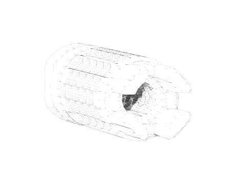 SLR Rifleworks Synergy 30 Cal Compensator 3D Model