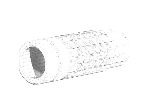 SLR Rifleworks Synergy 30 Cal Compensator 3D Model