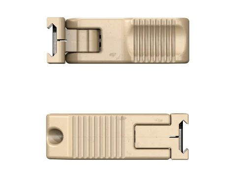 Tactical LWRC Vertical Folding Grip FDE 3D Model