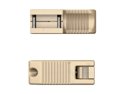 Tactical LWRC Vertical Folding Grip FDE 3D Model