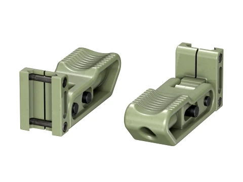 Tactical LWRC Vertical Folding Grip OD Green 3D Model