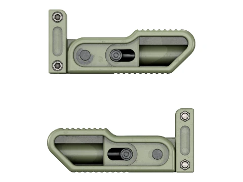 Tactical LWRC Vertical Folding Grip OD Green 3D Model