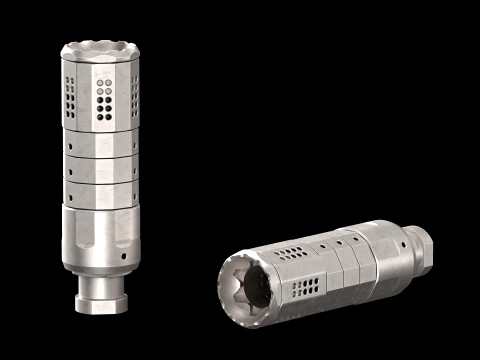 Strike Pistol Linear Compensator 3D Model